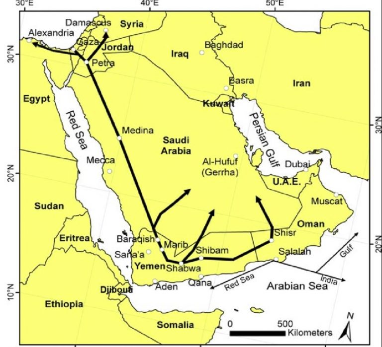 Szlaki handlowe (Droga Królewska i Droga Morska) na Starożytnym Wschodzie